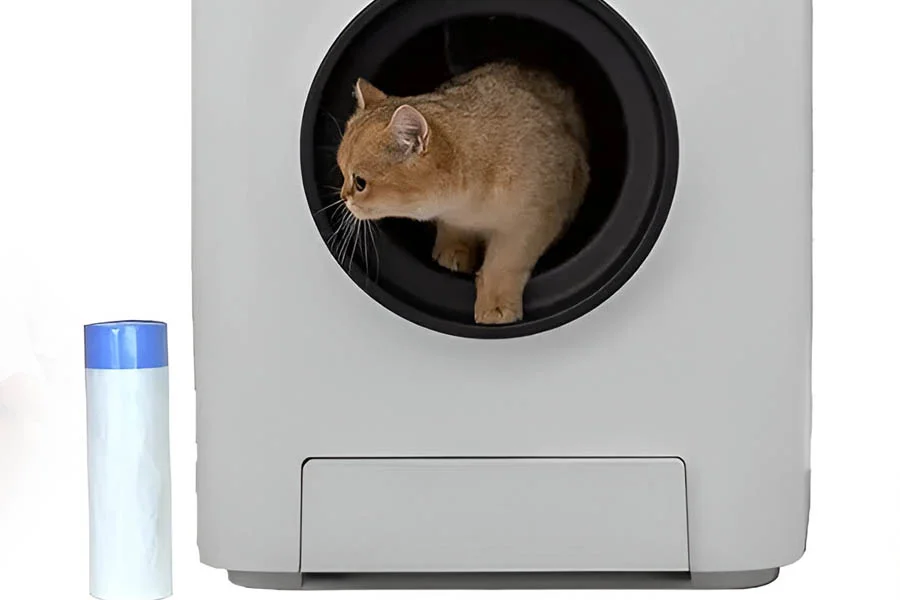 self cleaning litter box for large cats